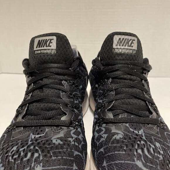 Nike Pegasus 33 Women's Size 8 Air Zoom Rostarr Running Shoes Black 859893-001 - Picture 5 of 14